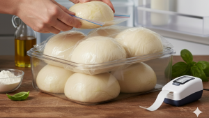 Obraz pokazujący ciasta do pizzy